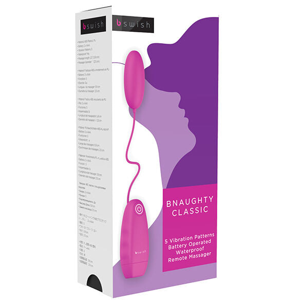 B SWISH Bnaughty Classic Bullet Vibrant Cerise — vue détaillée