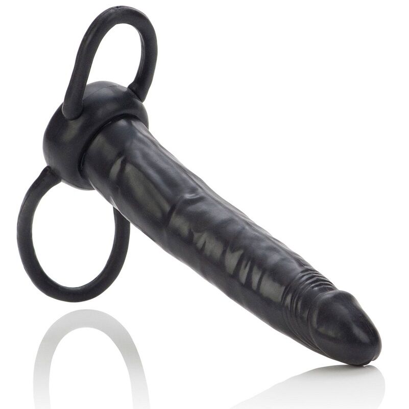 CALEXOTICS Accommodateur Double Pénétrateur Noir - Aura Intime