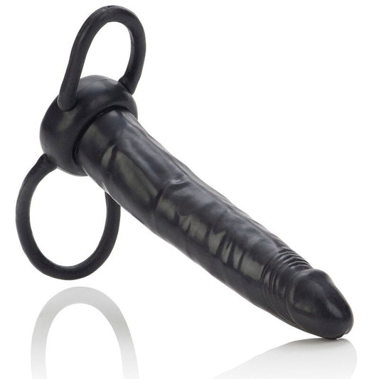 CALEXOTICS Accommodateur Double Pénétrateur Noir - Aura Intime