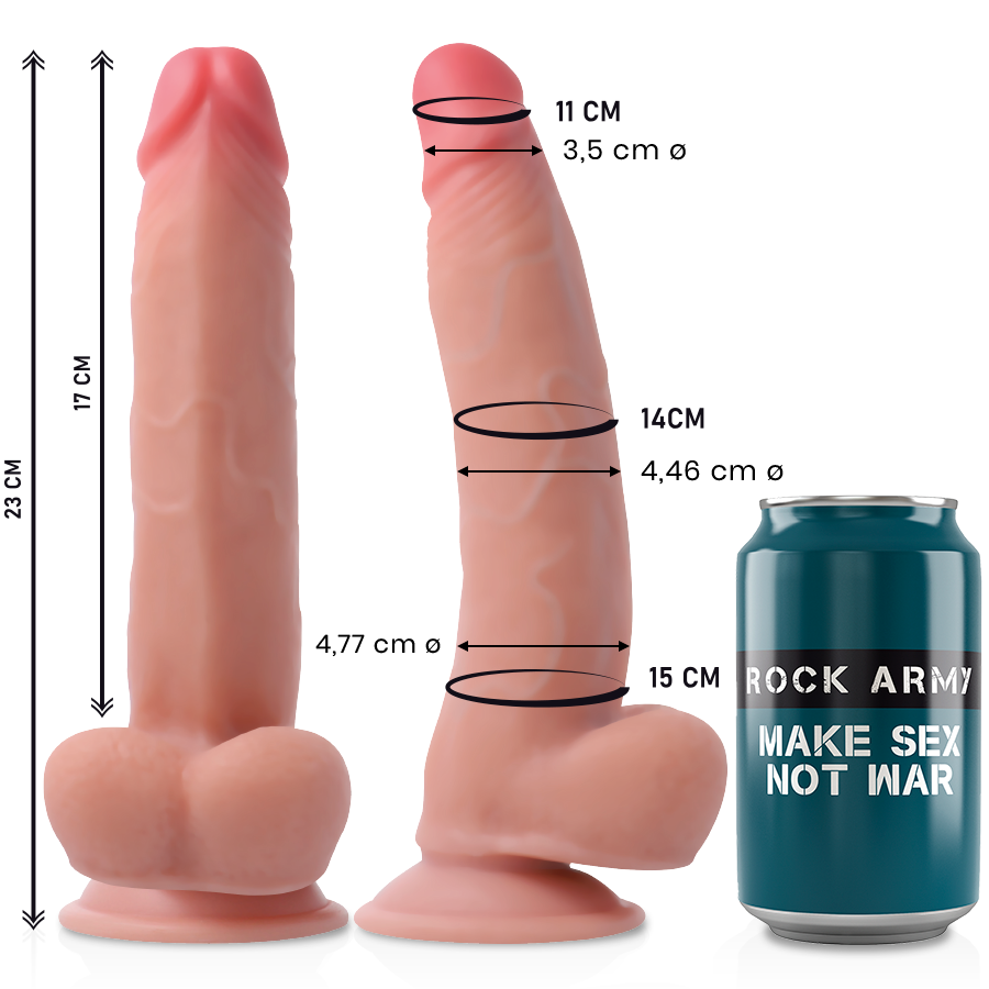 ROCK ARMY DUAL DENSITY LEOPARD 23 CM -O- 4.77 CM — vue alternative