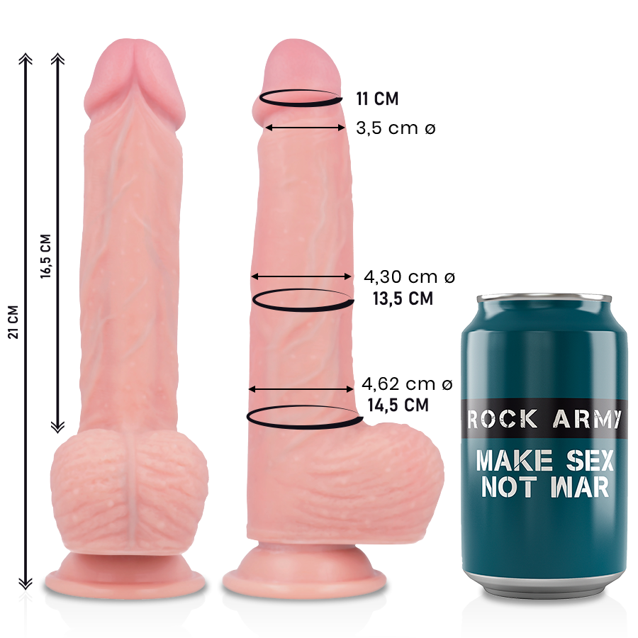 ROCK ARMY GODE SILICONE LIQUIDE PREMIUM SPITFIRE 21 CM -O- 4.62 CM — vue détaillée
