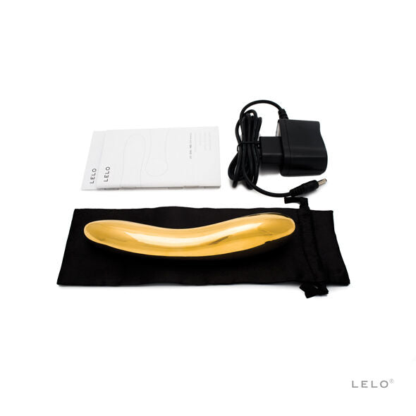 LELO Vibrateur Inez Or 24 K Or — accessoires inclus