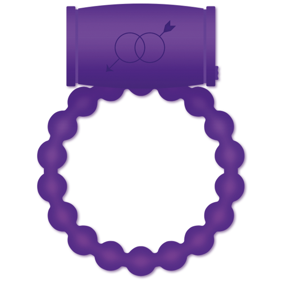 CASUAL LOVE ANNEAU VIBRATEUR COUPLE 25 VIOLET — vue détaillée