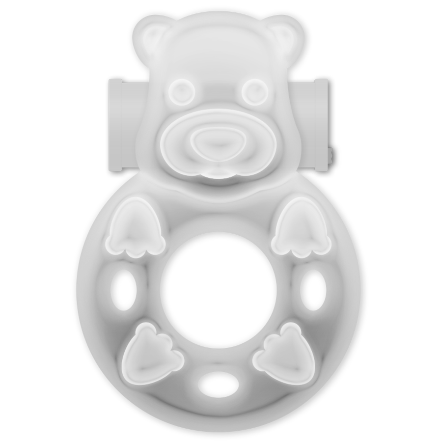 CASUAL LOVE 26 ANNEAU VIBRATEUR TRANSPARENT BUNNY — vue détaillée