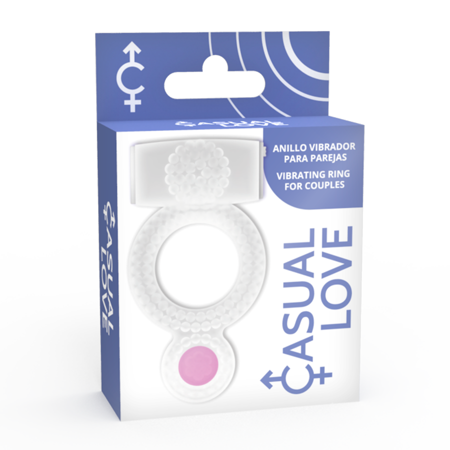 CASUAL LOVE BAGUE TRANSPARENTE DOUBLE PLAISIR — vue arrière