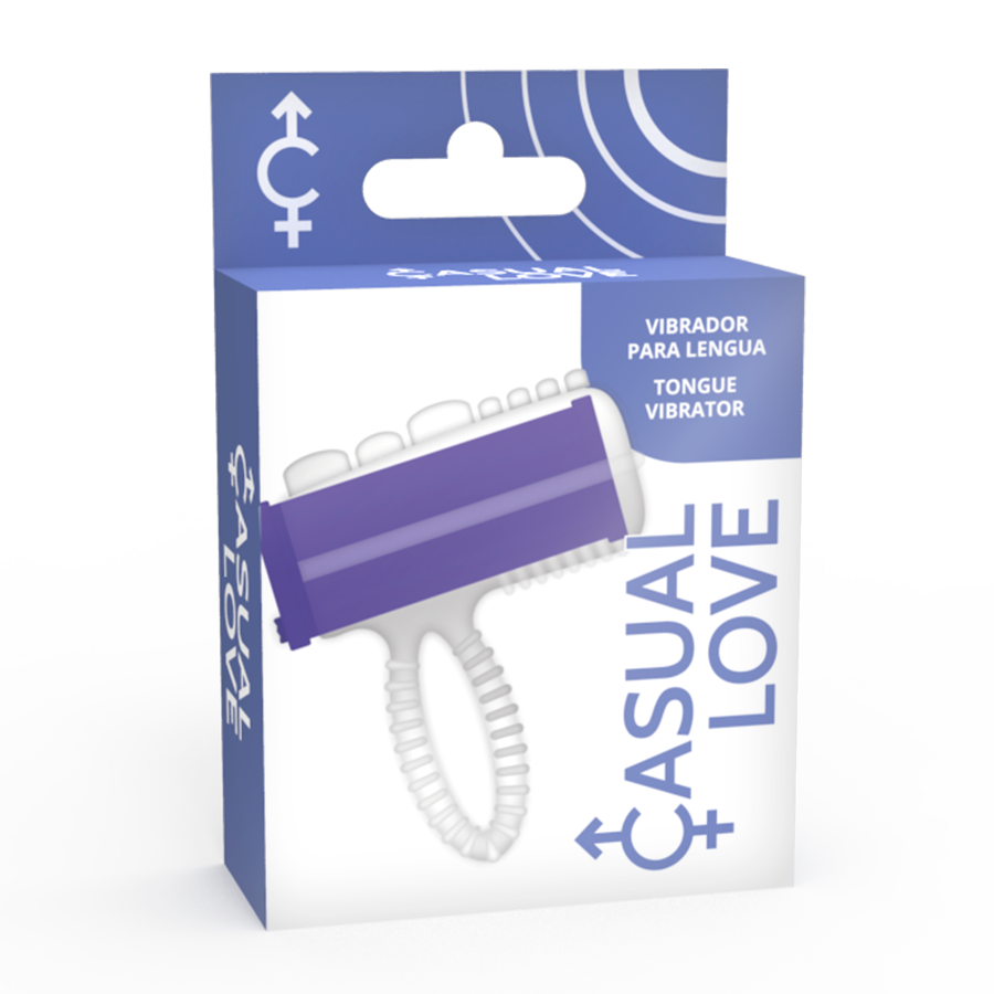 CASUAL LOVE Ring Vibrator Lilac Tongue — vue alternative