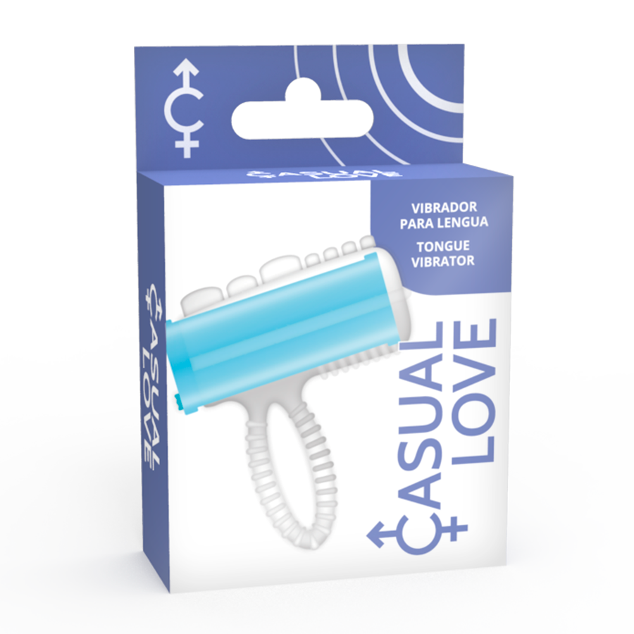 CASUAL LOVE RING TONGUE VIBRATING BLEU — vue alternative