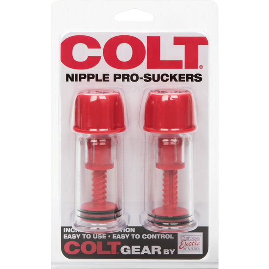 CALEXOTICS Ventouses À Tétines Colt Red — vue détaillée