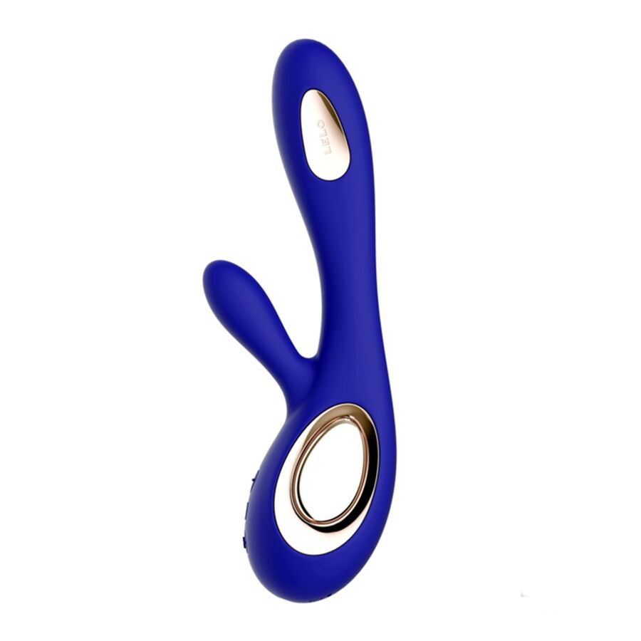 LELO SORAYA WAVE VIBRATEUR RABBIT BLEU NUIT — vue détaillée