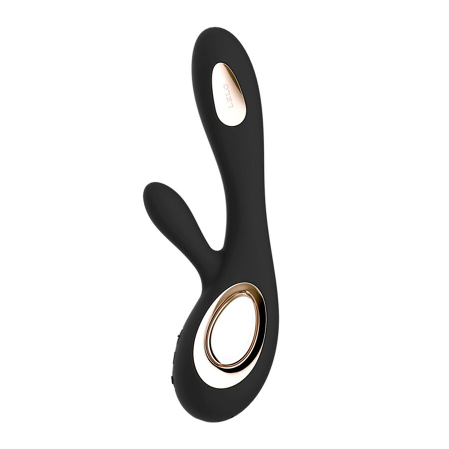LELO SORAYA WAVE VIBRATEUR LAPIN NOIR — vue détaillée
