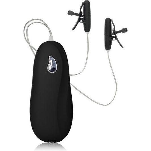CALEXOTICS Vibr Teasers Chauffant Nipple Noir - Aura Intime