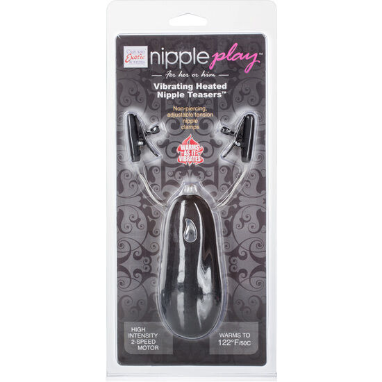 CALEXOTICS Vibr Teasers Chauffant Nipple Noir — vue alternative