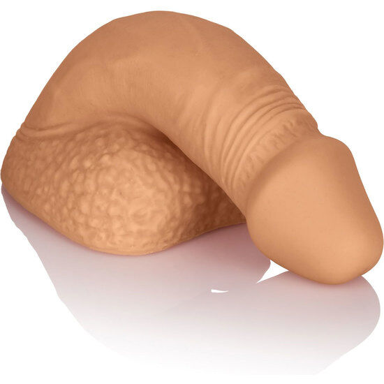 CALEXOTICS EMBALLAGE SILICONE PÉNIS 12.75 CM CARAMEL - Aura Intime