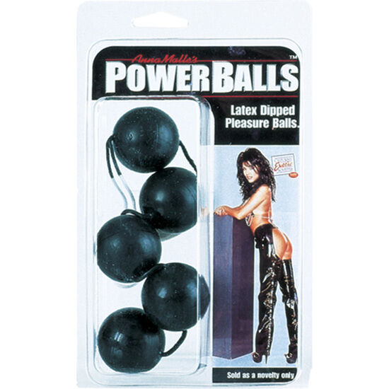 CALEXOTICS Balles Power Anal Noires — vue détaillée