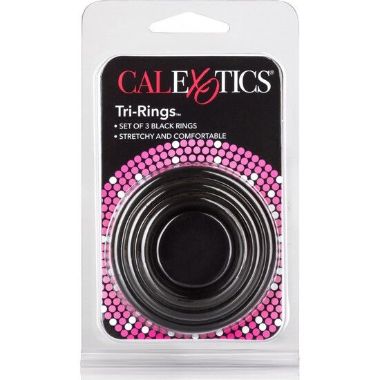 CALEXOTICS TRI-ANNEAU NOIR — vue détaillée