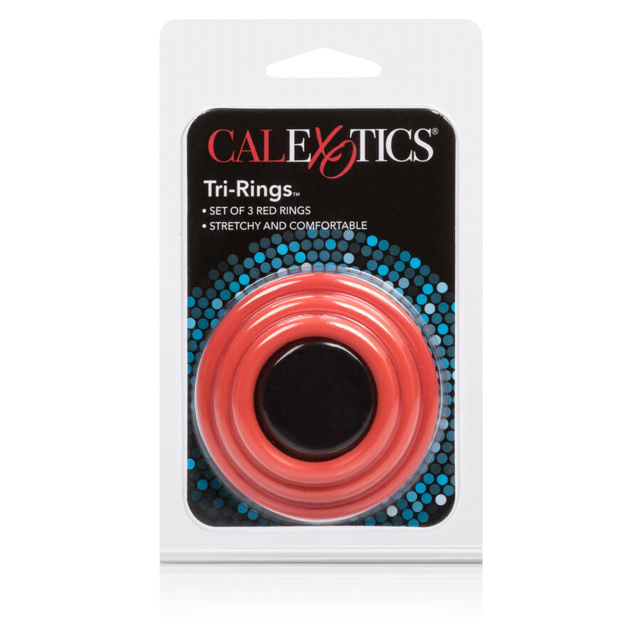 CALEXOTICS - Jeu De Trois Anneaux Rouge