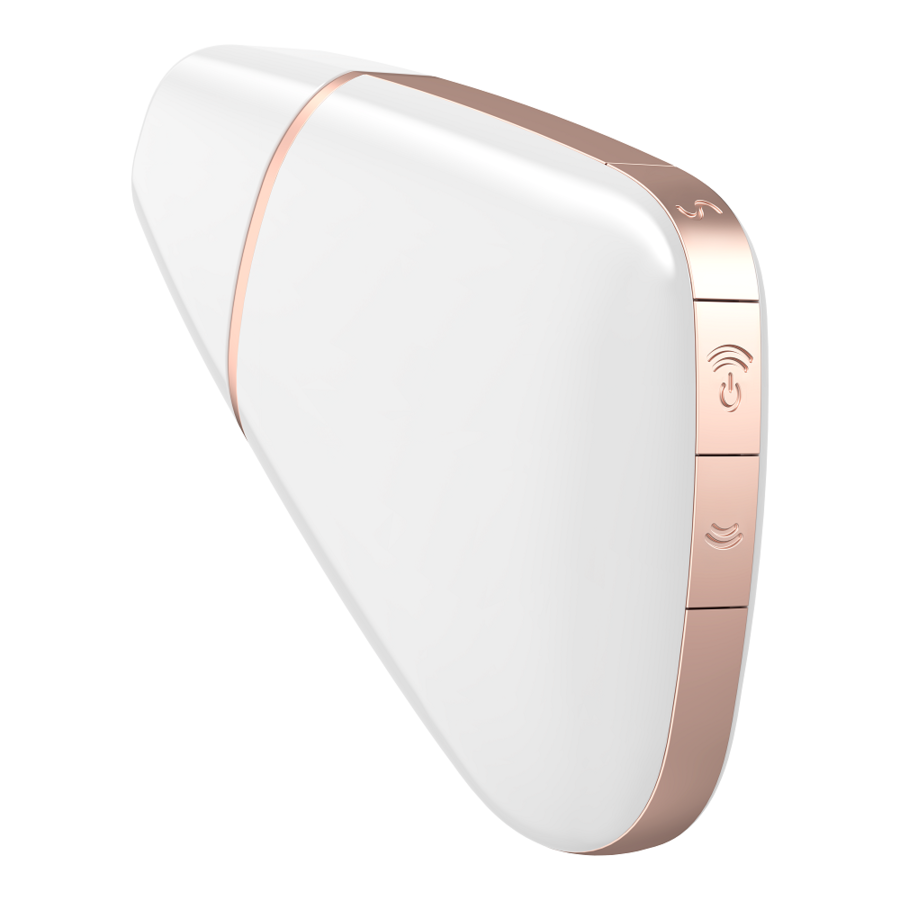 SATISFYER CONNECT Stimulateur Vibrateur Air Love Triangle Blanc — vue détaillée