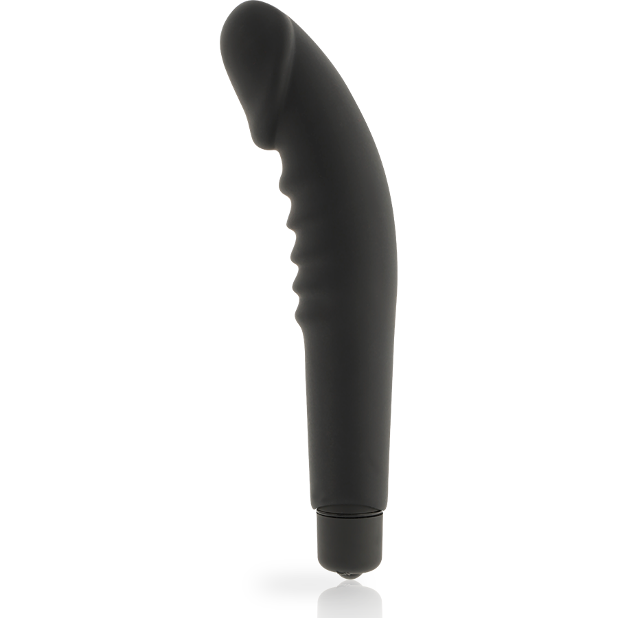 DOLCE VITA Realistic Plaisure Silicone Noir — vue détaillée