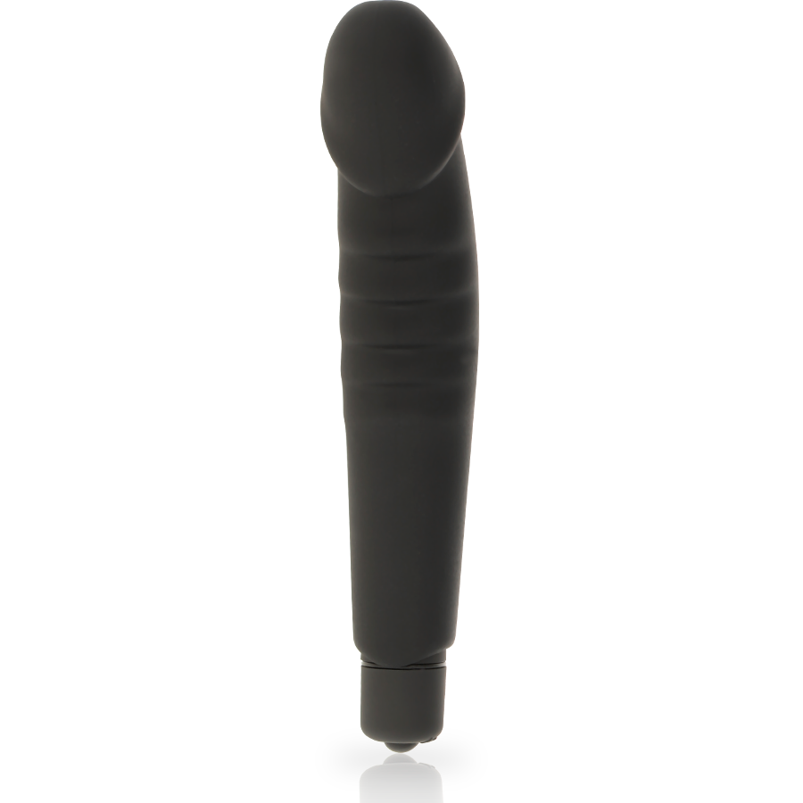 DOLCE VITA Realistic Plaisure Silicone Noir — vue arrière
