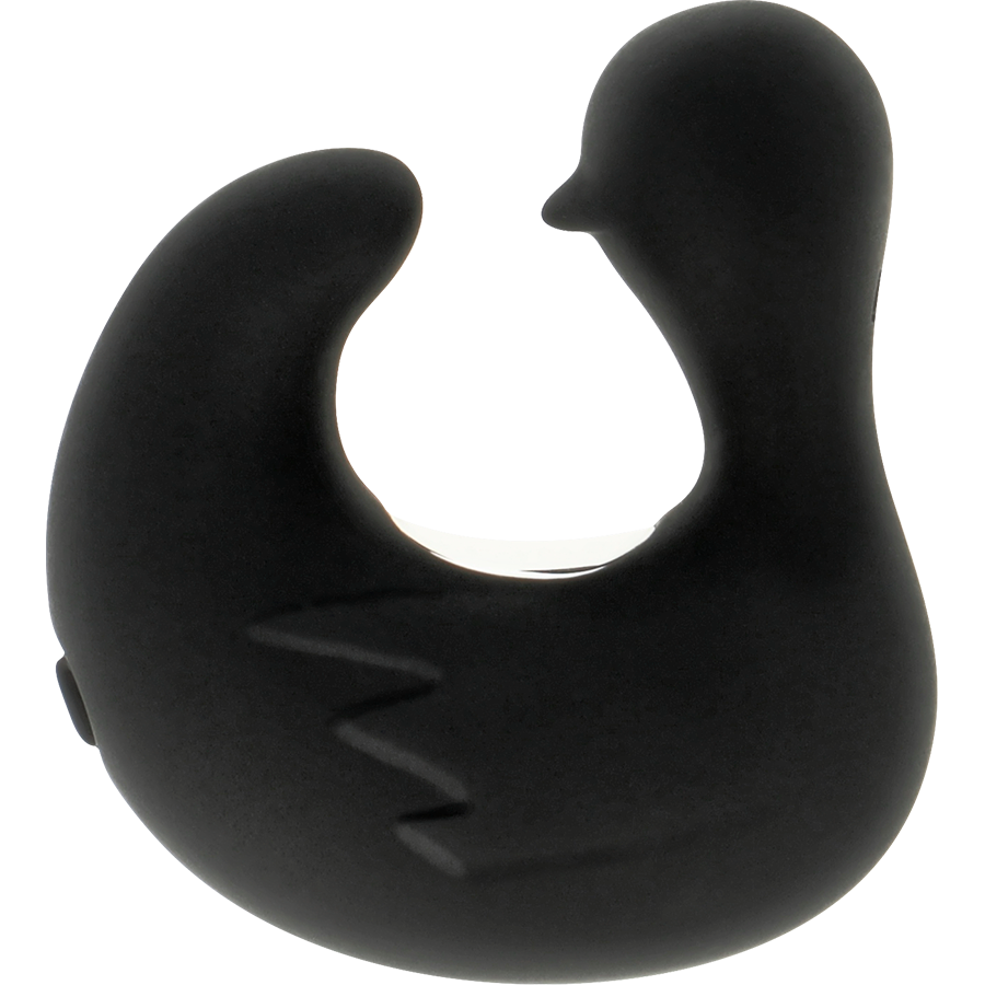 BLACK&SILVER Dé À Dés À Canard Rechargeable Silicone Stimulant Duckymania — vue arrière