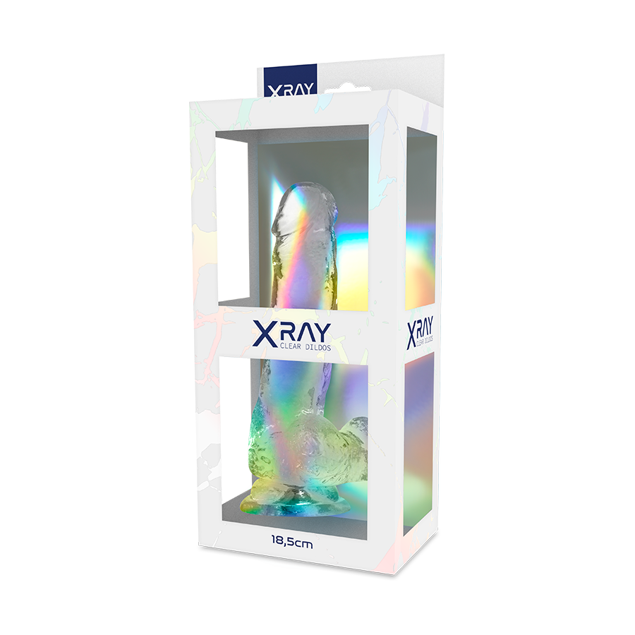 X RAY BITE TRANSPARENTE BOULES 18.5 CM -O- 3.8 CM — vue détaillée