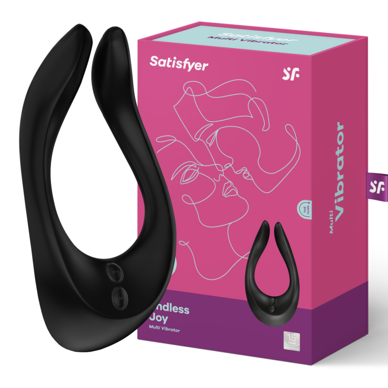 SATISFYER PARTNER Partner Multifun 2 Noir — vue détaillée