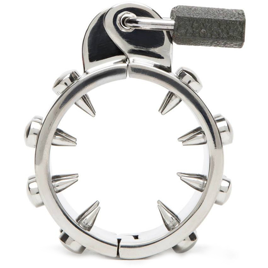 METAL HARD Anneau Chasteté Anti-Érection - Aura Intime
