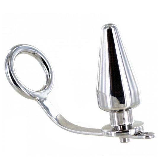 METAL HARD Anneau Acier Plug Anal 45 X 45Mm - Aura Intime