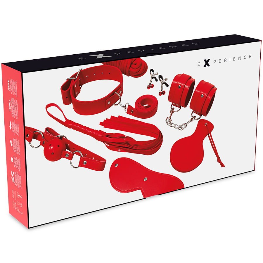 EXPERIENCE Kit Fétiche Bdsm Série Rouge — vue détaillée