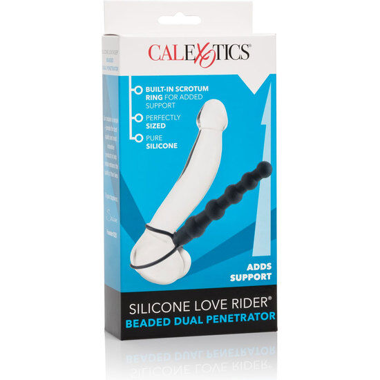 CALEXOTICS Perle Double Pénétrateur Noir — vue détaillée