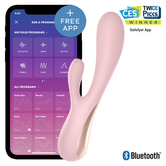 SATISFYER CONNECT MONO FLEX ROSE APPLICATION - Aura Intime