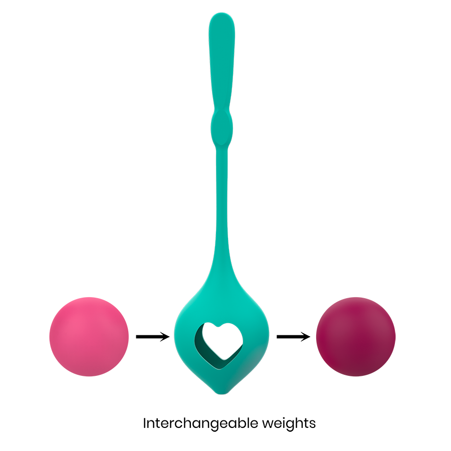 RITHUAL Ensemble Dentraînement Pelvien Deva Aqua Green — accessoires inclus