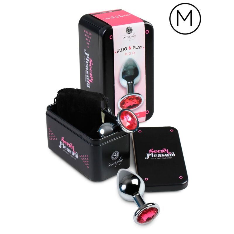 SECRETPLAY TOYS Plug Anal Fuchsia 8 Cm — vue détaillée