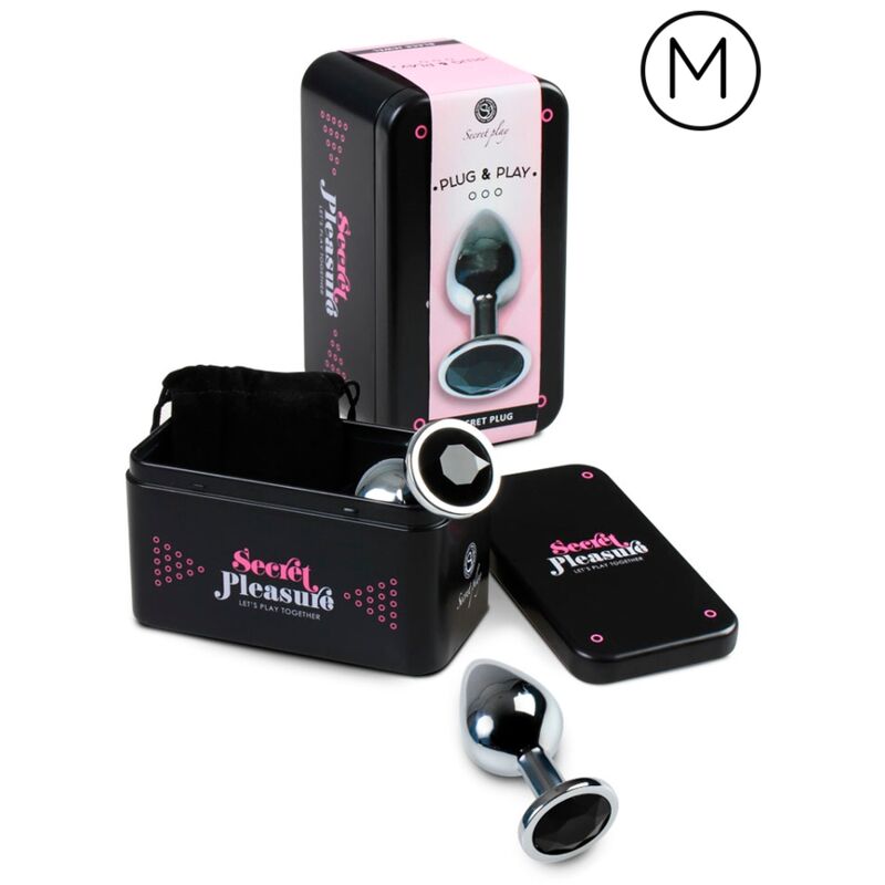 SECRETPLAY TOYS Plug Anal Noir M — vue détaillée