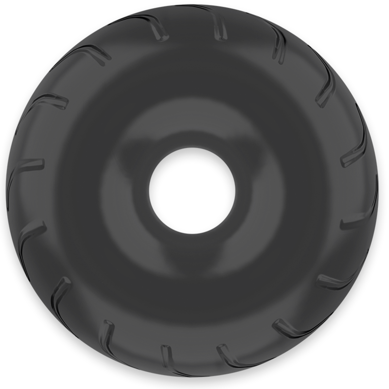 POWERING ANNEAU PÉNIS SUPER FLEXIBLE RÉSISTANT 5CM PR08 NOIR — vue détaillée