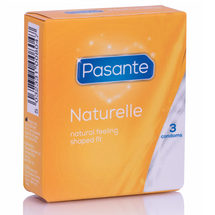 PASANTE Préservatif Naturelle 3 Pack - Aura Intime