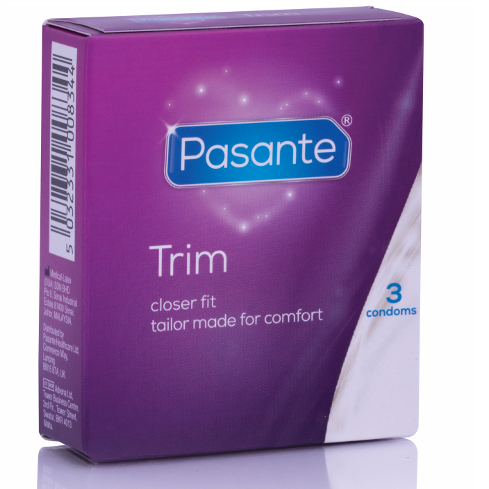 PASANTE Préservatif Thin Trim Ms Thin Partir 3 Unités - Aura Intime
