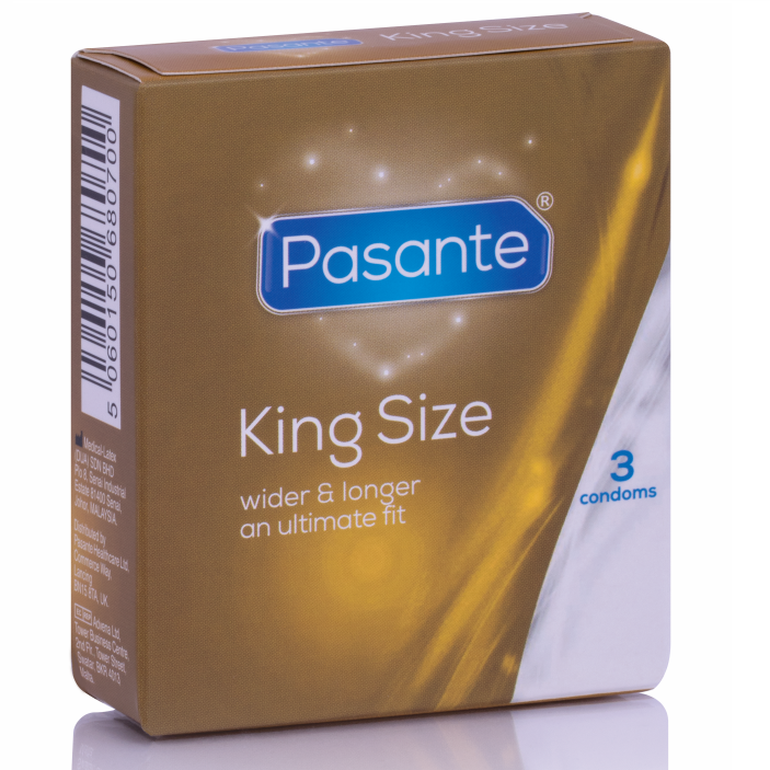 PASANTE Préservatifs King Size 3 Unités - Aura Intime