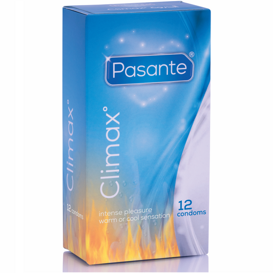 PASANTE Préservatifs Climax 6 Effet Chaleur + 6 Effet Frais / 12 ... - Aura Intime