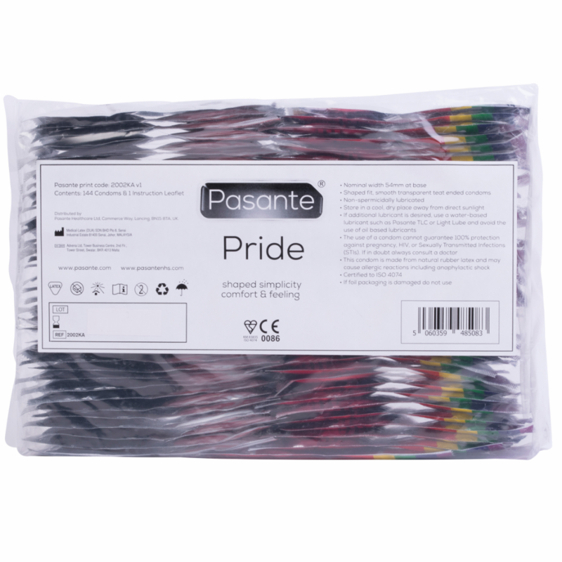 PASANTE Préservatifs Format Gay Pride 144 Pack — vue détaillée