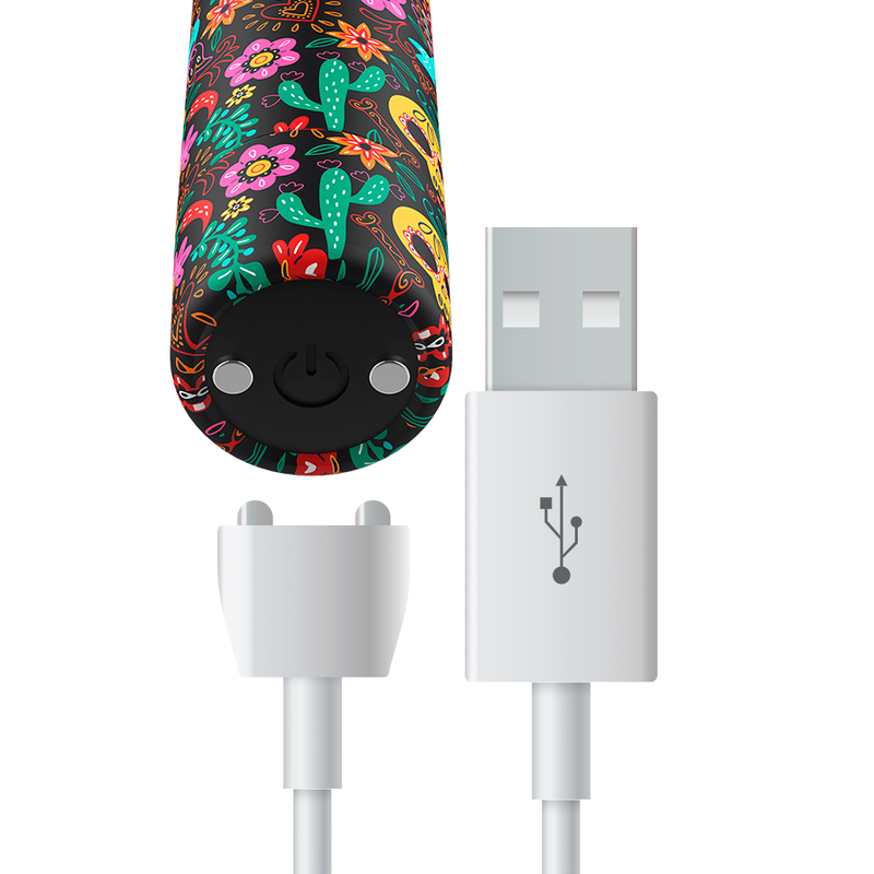 CUSTOM BULLETS Bullets Personnalisés Rechargeable Floral 10 Intensities — vue arrière