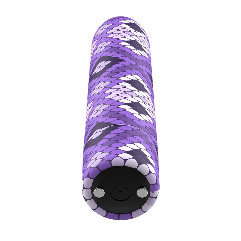 CUSTOM BULLETS Rechargeable Snake Purple Magnetic Bullet 10V — vue alternative