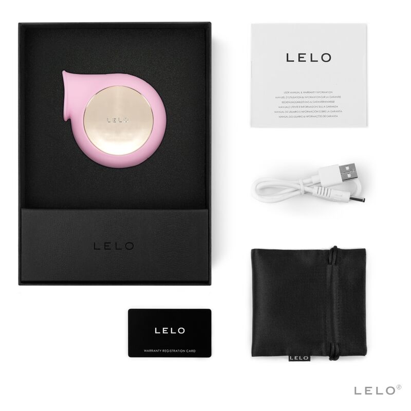 LELO Stimulateur Dondes Clitoris Rose Sila — vue détaillée