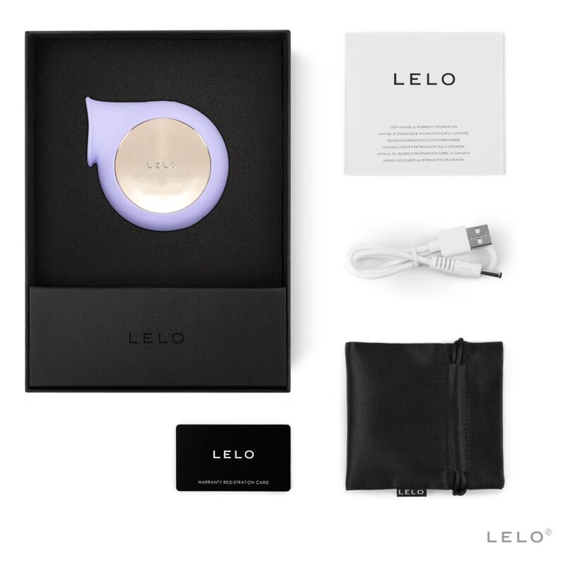 LELO Sila Stimulateur Dondes Clitoris Lilas — vue détaillée
