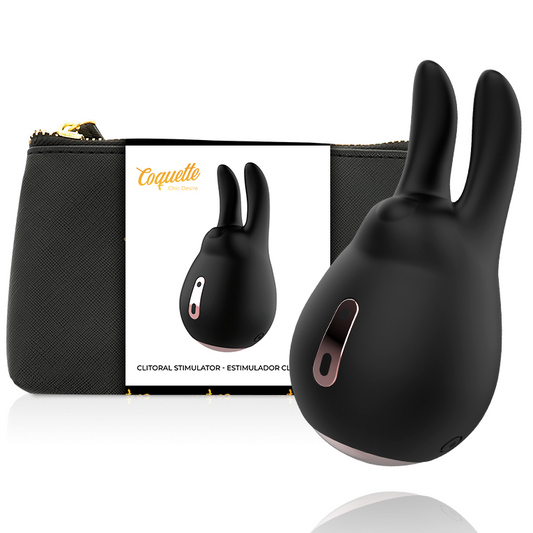 COQUETTE TOYS STIMULATEUR CLITORIAL NOIR / OR - Aura Intime