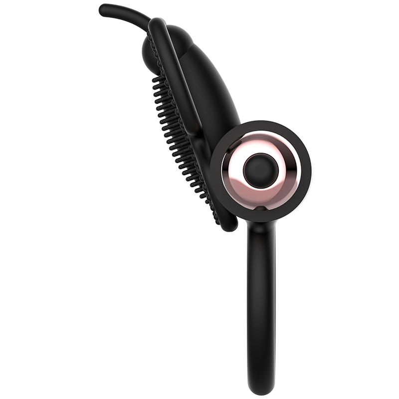 COQUETTE TOYS COCKRING PAPILLON VIBRATEUR NOIR/ OR — vue détaillée