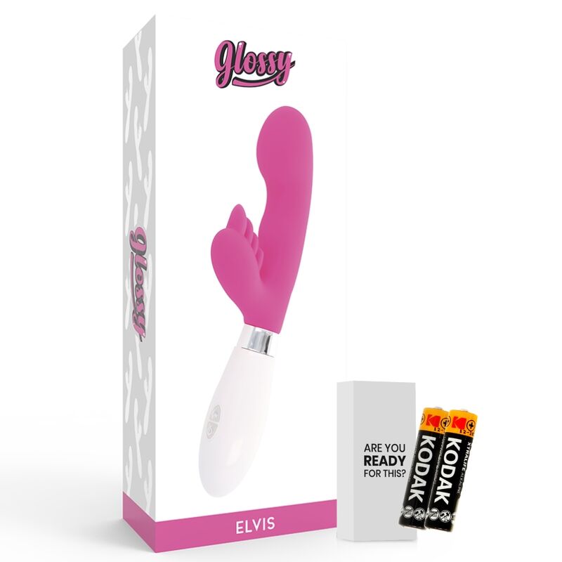 GLOSSY Lapin Elvis Rose — accessoires inclus