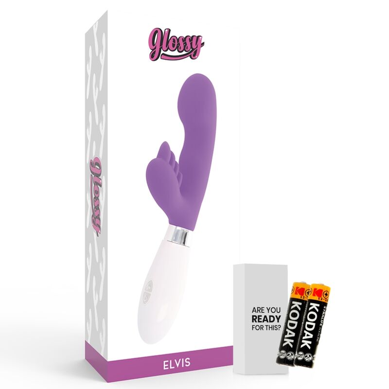 GLOSSY Lapin Elvis Violet — accessoires inclus