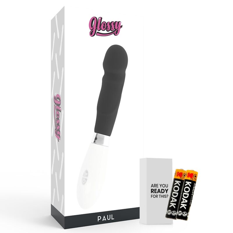GLOSSY VIBRATEUR PAUL NOIR — vue arrière