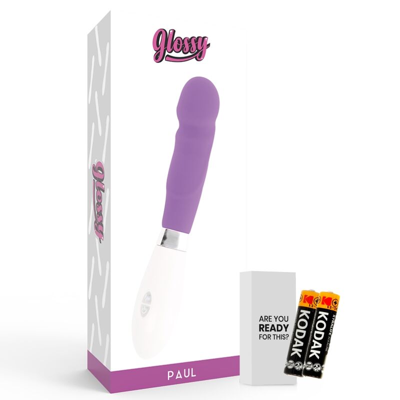 GLOSSY VIBRATEUR PAUL VIOLET — vue arrière